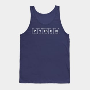 Python (P-Y-Th-O-N) Periodic Elements Spelling Tank Top